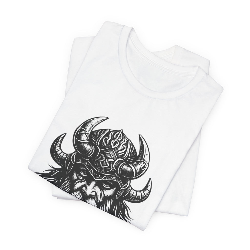 Nordic Warrior T-Shirt — Valhalla Awaits Viking Tee
