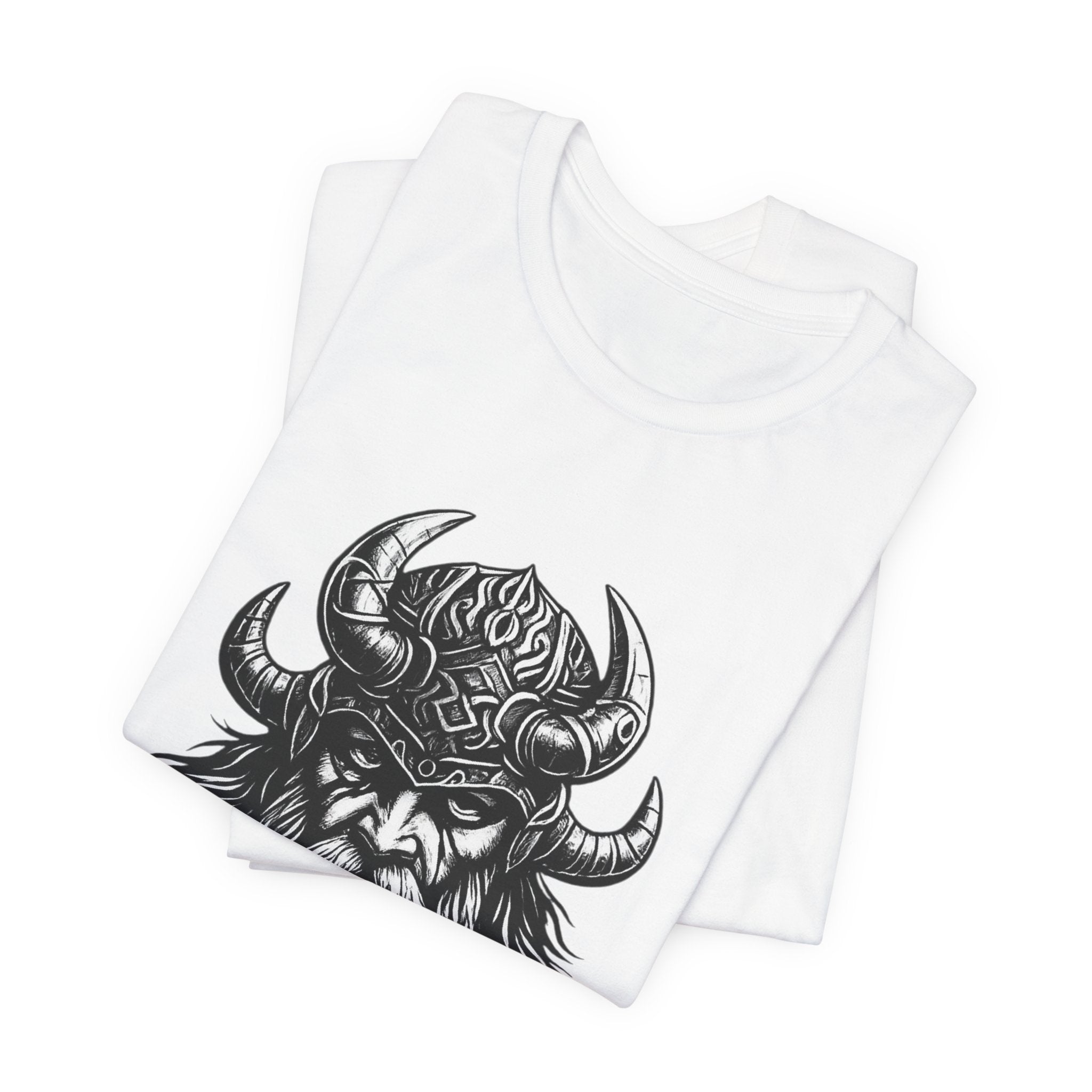 Nordic Warrior T-Shirt — Valhalla Awaits Viking Tee