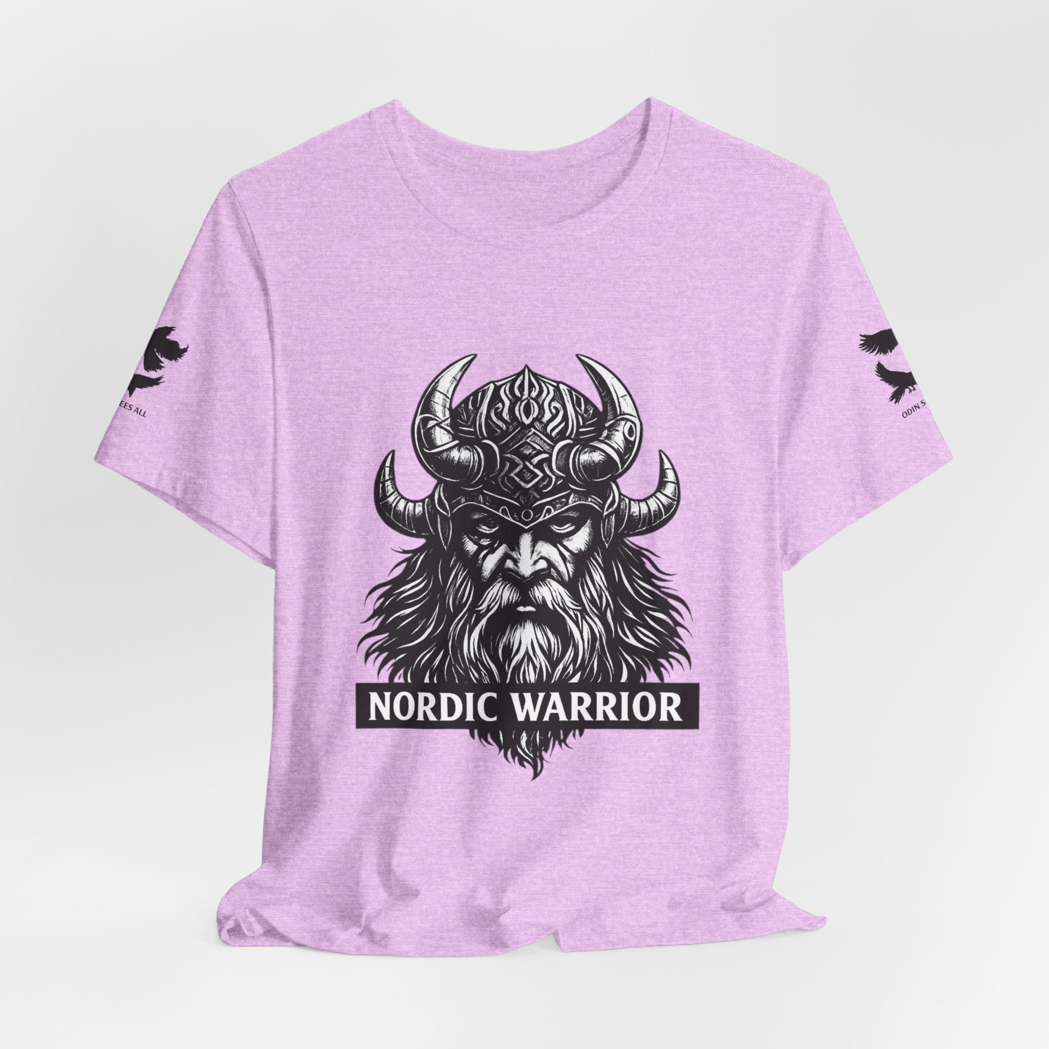 Nordic Warrior T-Shirt — Valhalla Awaits Viking Tee