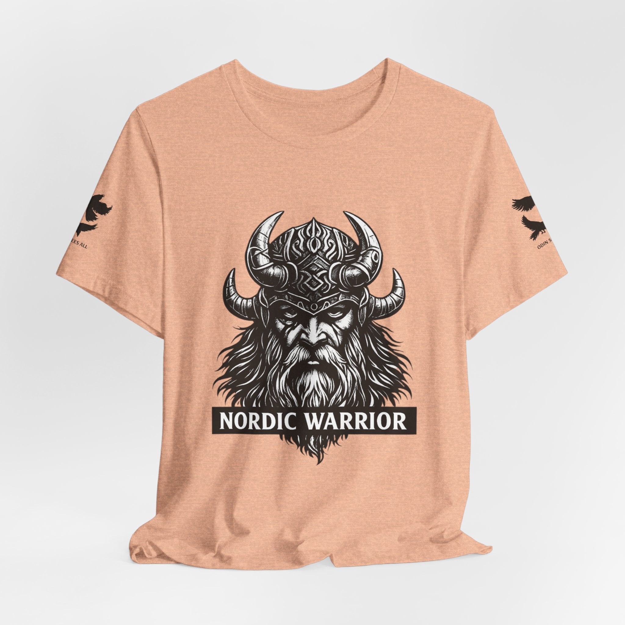 Nordic Warrior T-Shirt — Valhalla Awaits Viking Tee